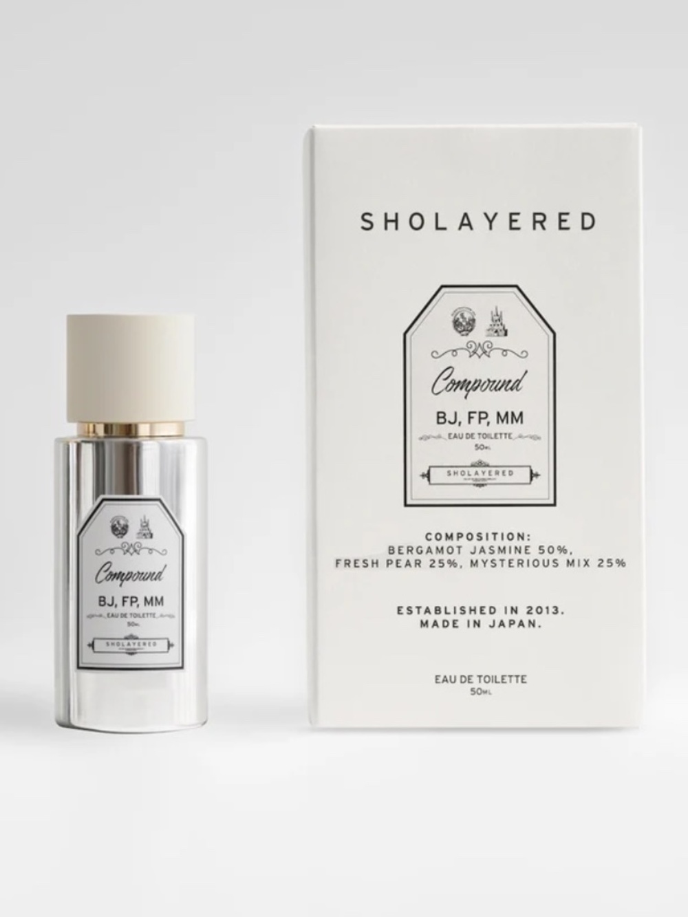SHOLAYERED No. 4 Eau de Toilette 50ml – Imported Japanese Unisex Perfume